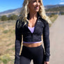 Women’s crop zip jacket