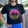 Women’s palm crop tee