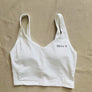 Women’s Elevate built-in bra crop tank