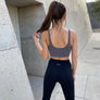 Women’s Elevate built-in bra crop tank