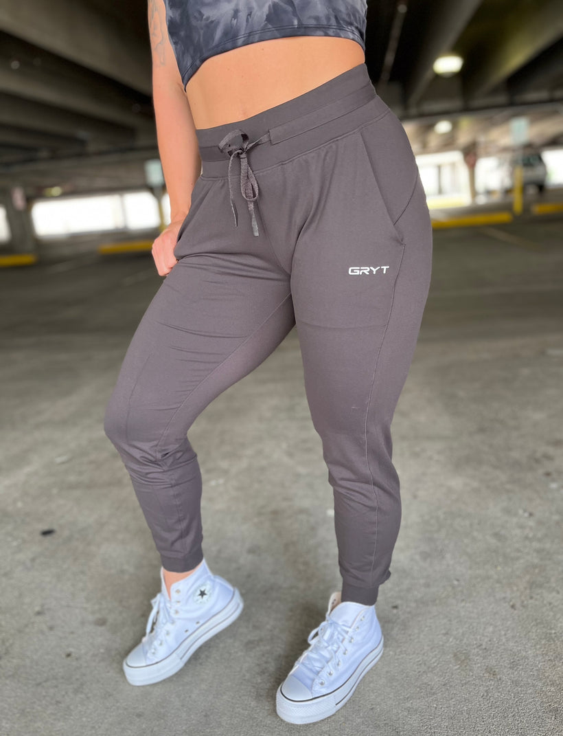 Buy Popwings Casual Grey Solid Twill Joggers For Women, Relaxed Fit  Joggers, Daily Wear Joggers Women, Joggers for Gym Wear